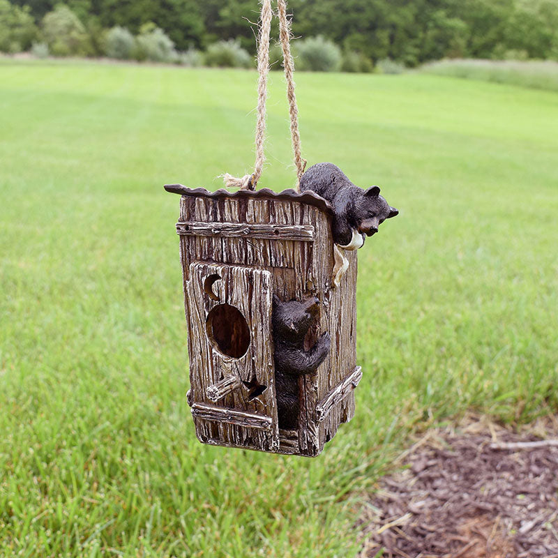 bears in the outhouse birdhouse