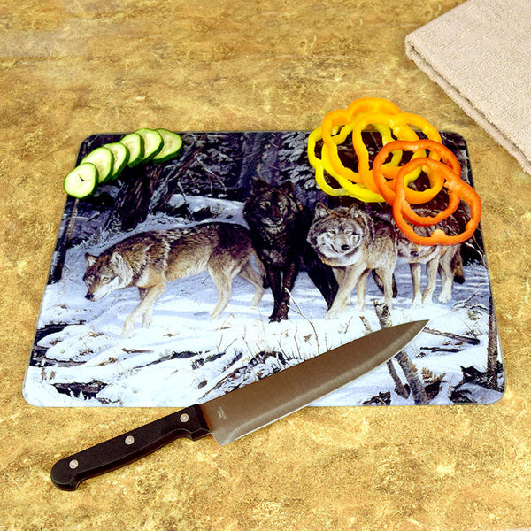 wolf glass cutting board