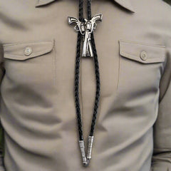 Crossed Pistols Bolo Tie BT-45 | Buffalo Trader Online