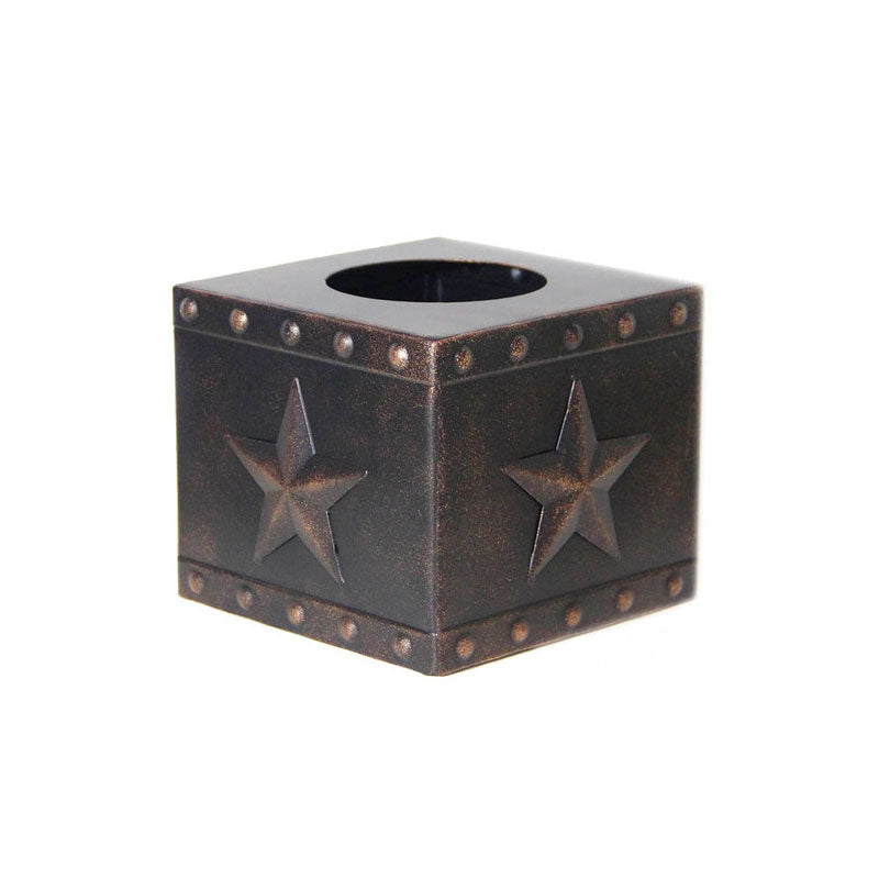 copper lone star tissue box cover