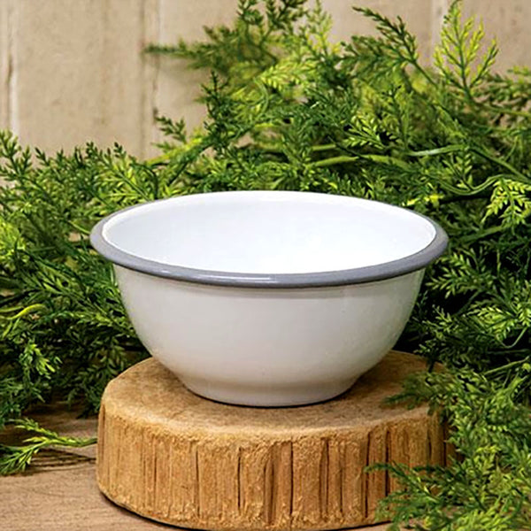 baked enamel cereal salad or soup bowl