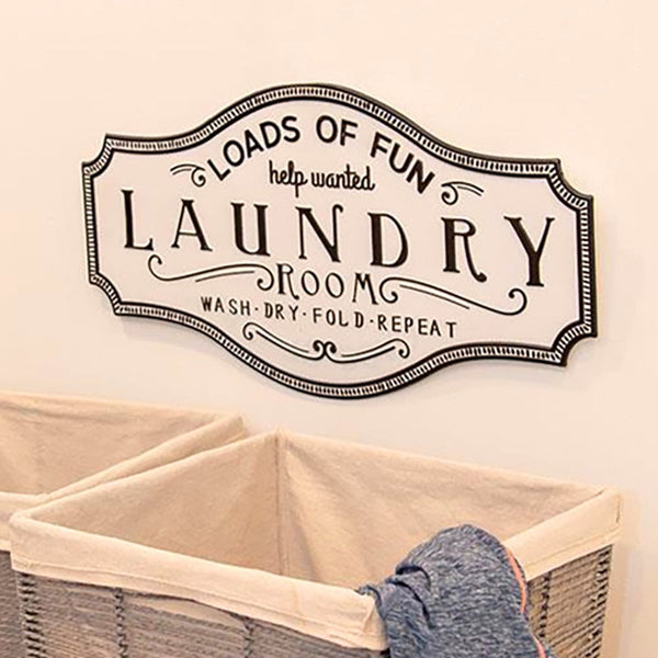 loads of fun laundry room sign