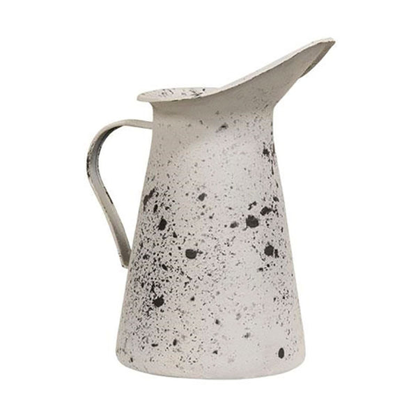 vintage white pitcher