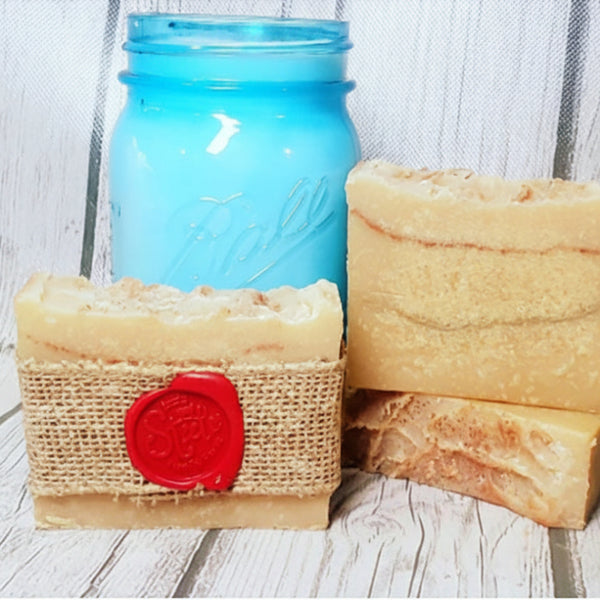 billy goat heartwood milk bath soap