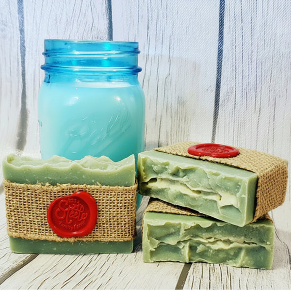 eucalyptus goat milk bath soap