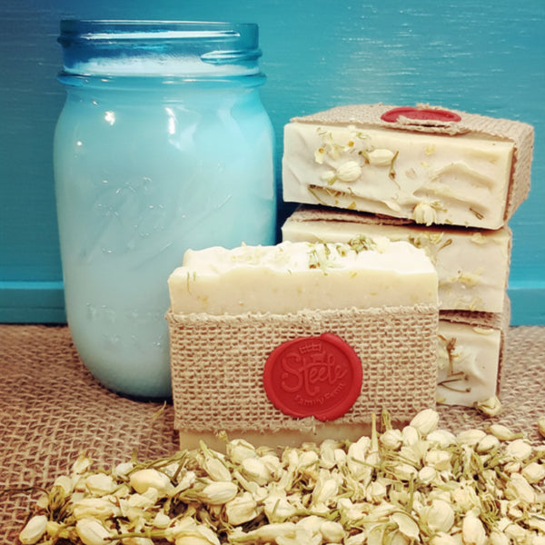 jasmine goat milk bath soap