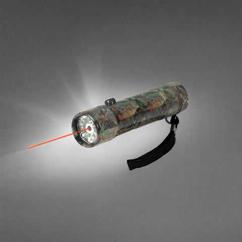 Camouflage Laser Pointer LED Flashlight