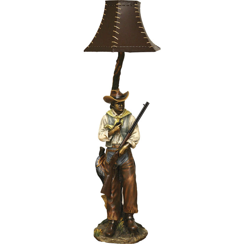 cowboy standing floor lamp