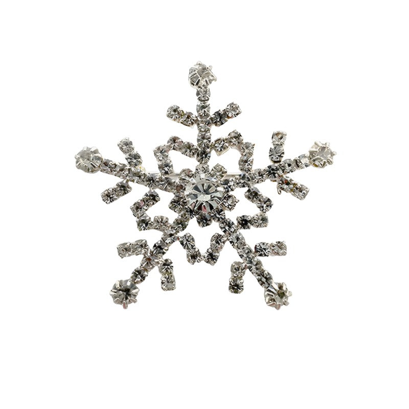 Snowflake Glitter Soft Enamel Lapel Pin