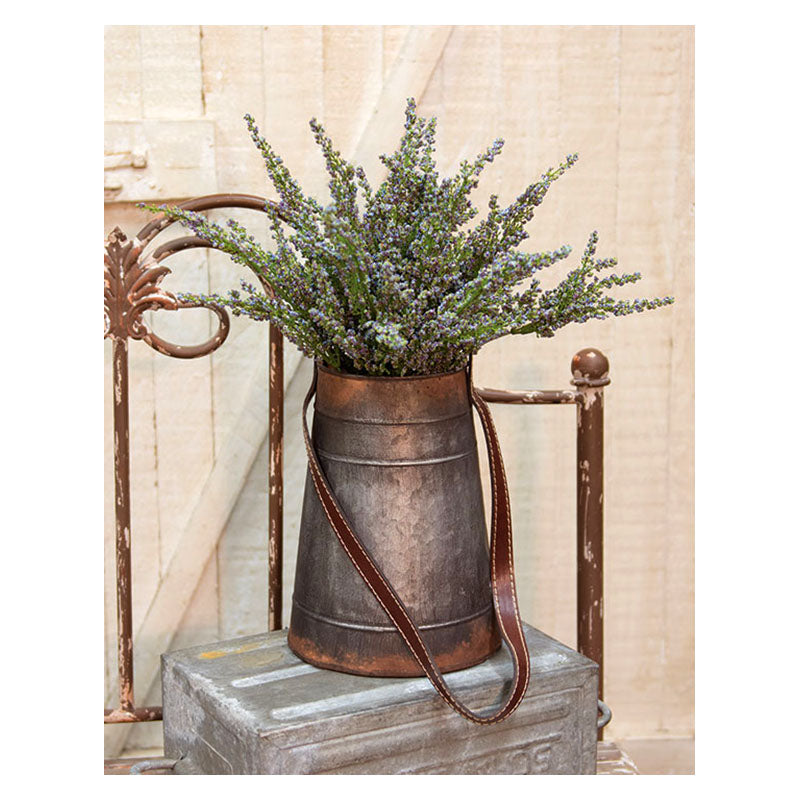 metal wall planter with strap