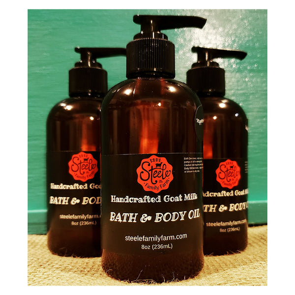 goat milk bath an body oil