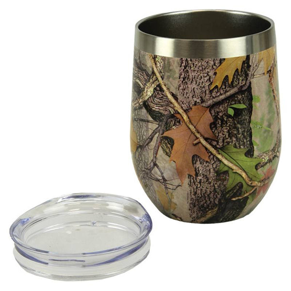 insulated stemless camouflage beverage mug