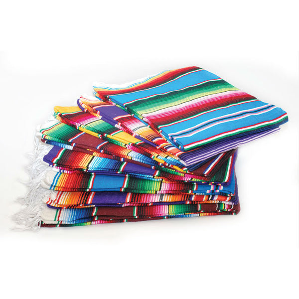 large colorful serape blanket
