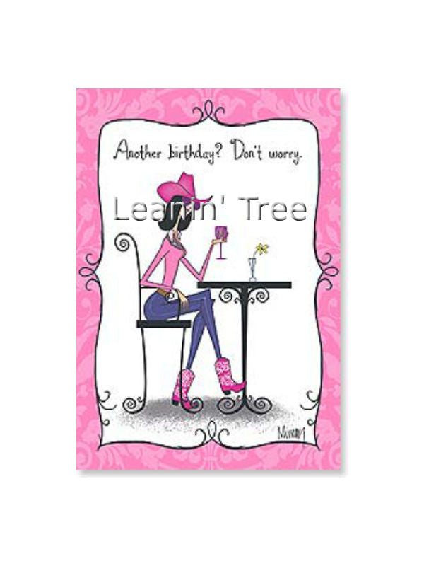 leanin tree a day over whatever birthday card