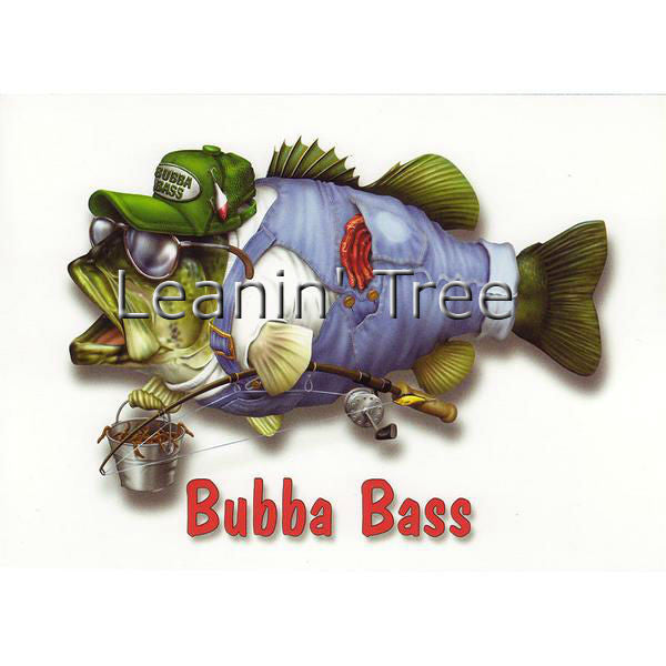 leanin tree bubba bass birthday greeting card