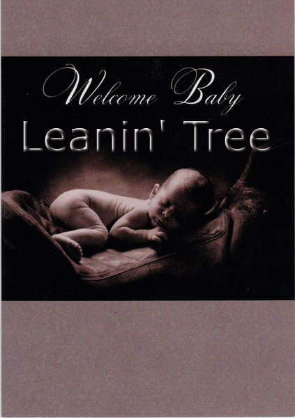 leanin tree western welcome baby greeting card