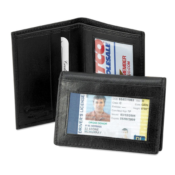 leather card and id wallet