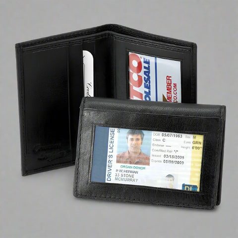 Leather Card and ID Wallet