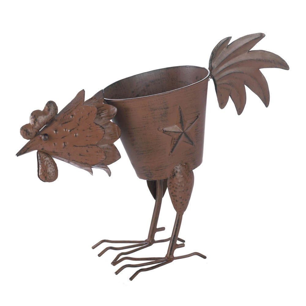 lone star rooster planter