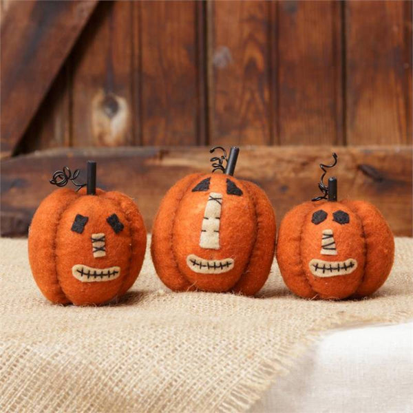mini stuffed jack o lantern pumpkins