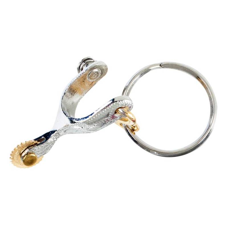 miniature spur key ring