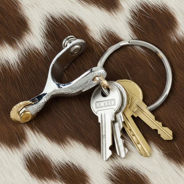 Miniature Spur Key Ring KC-8109 | Buffalo Trader Online