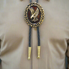 oval-bronze-eagle-bolo-tie-BT-