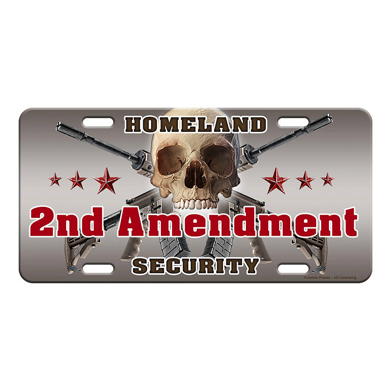 second amendment homeland security vanity license plate