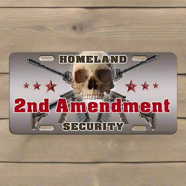 second amendment homeland security vanity license plate
