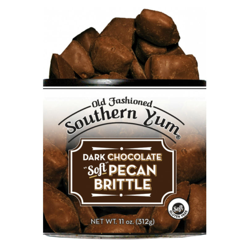 southern yum dark chocolate pecan brittle