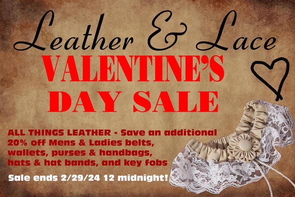 Leather & Lace - Save an additional 20% off select leather items